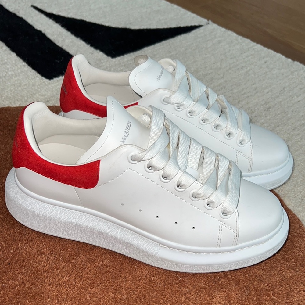 Alexander McQueen Red/White Sneakers